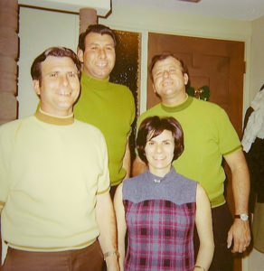 Bob, Buck, Lorraine and Angelo Sangiacomo in 1969