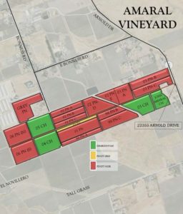 Amaral Vineyard Map Thumbnail