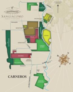 Sangiacomo Family Vineyards Map 2